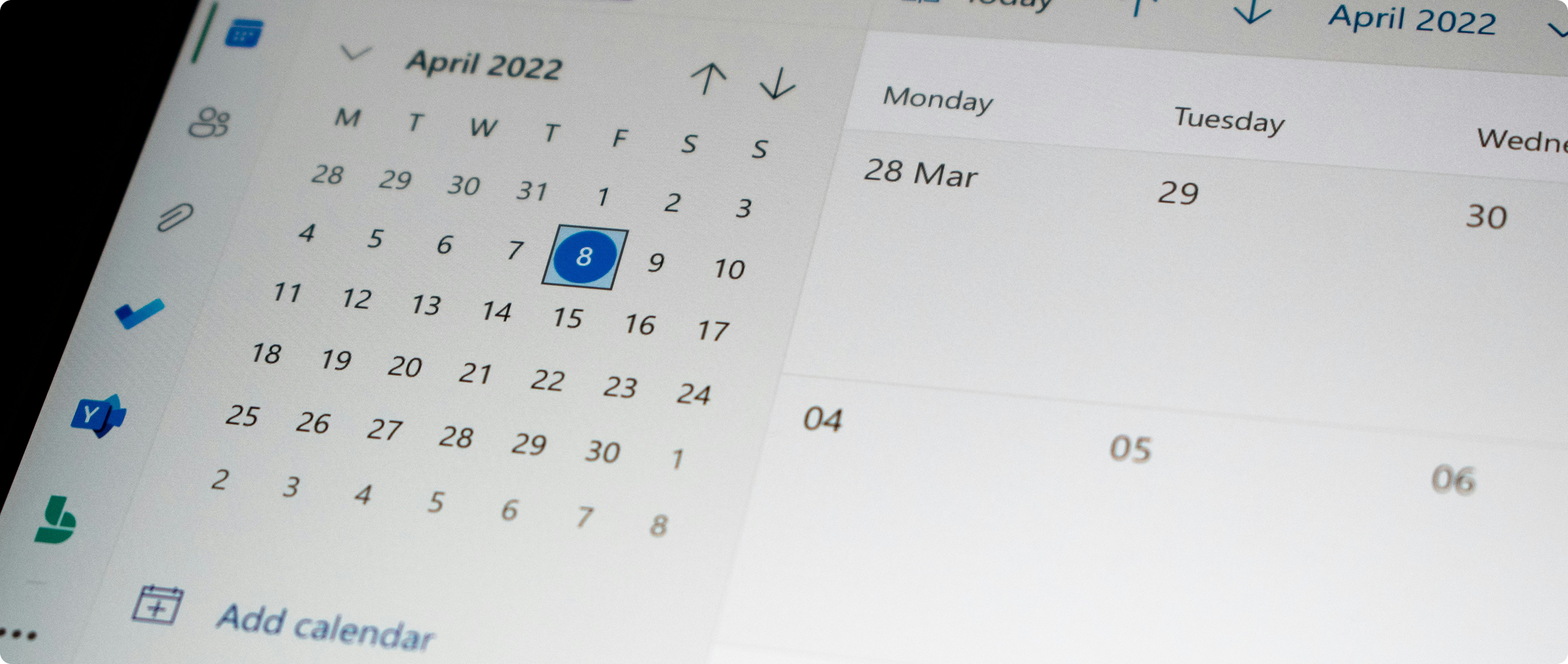 Email and calendar management